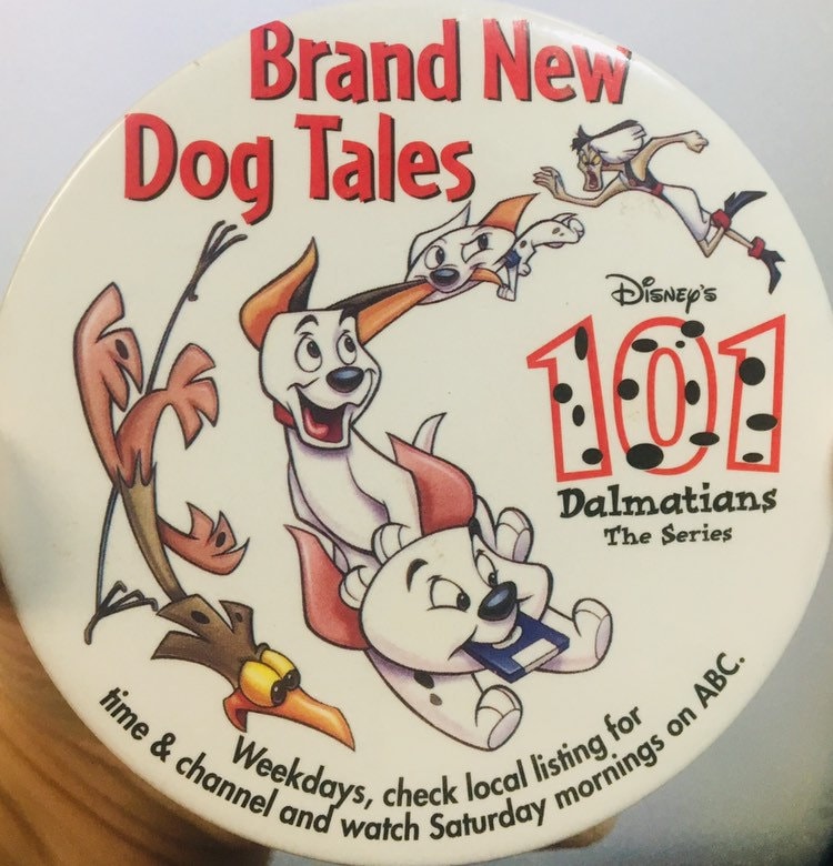 101 Dalmatians the Series Promotional Button