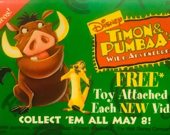Timon & Pumbaa’s Wild Adventures Promotional Button