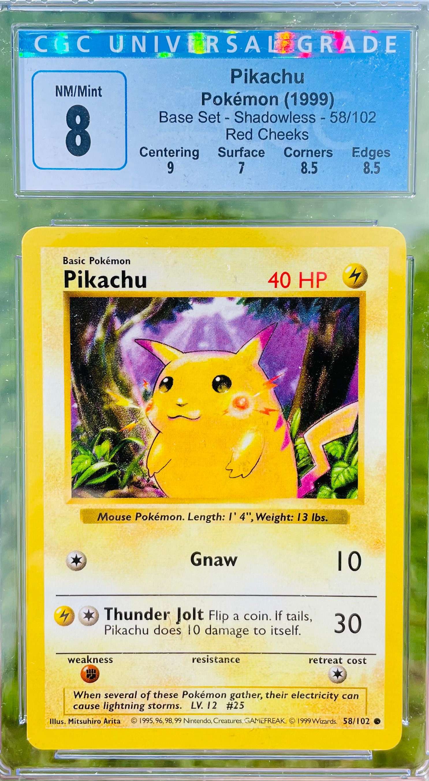 Pikachu Shadowless Base Set Card - Etsy Pikachu Shadowless Base Set Card - Etsy