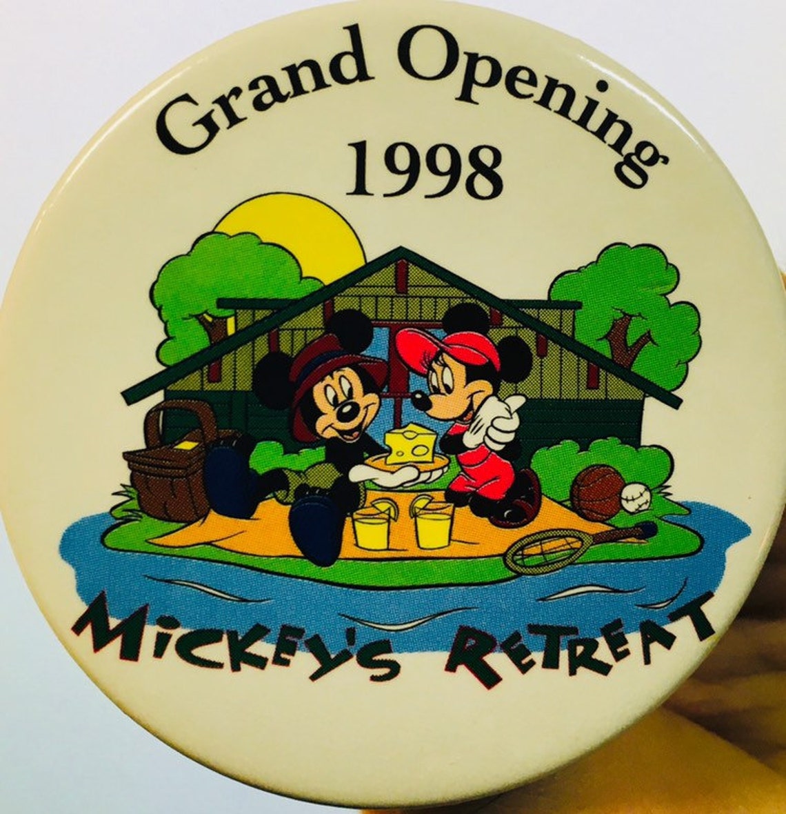 Grand Opening Mickeys Retreat Button | Etsy