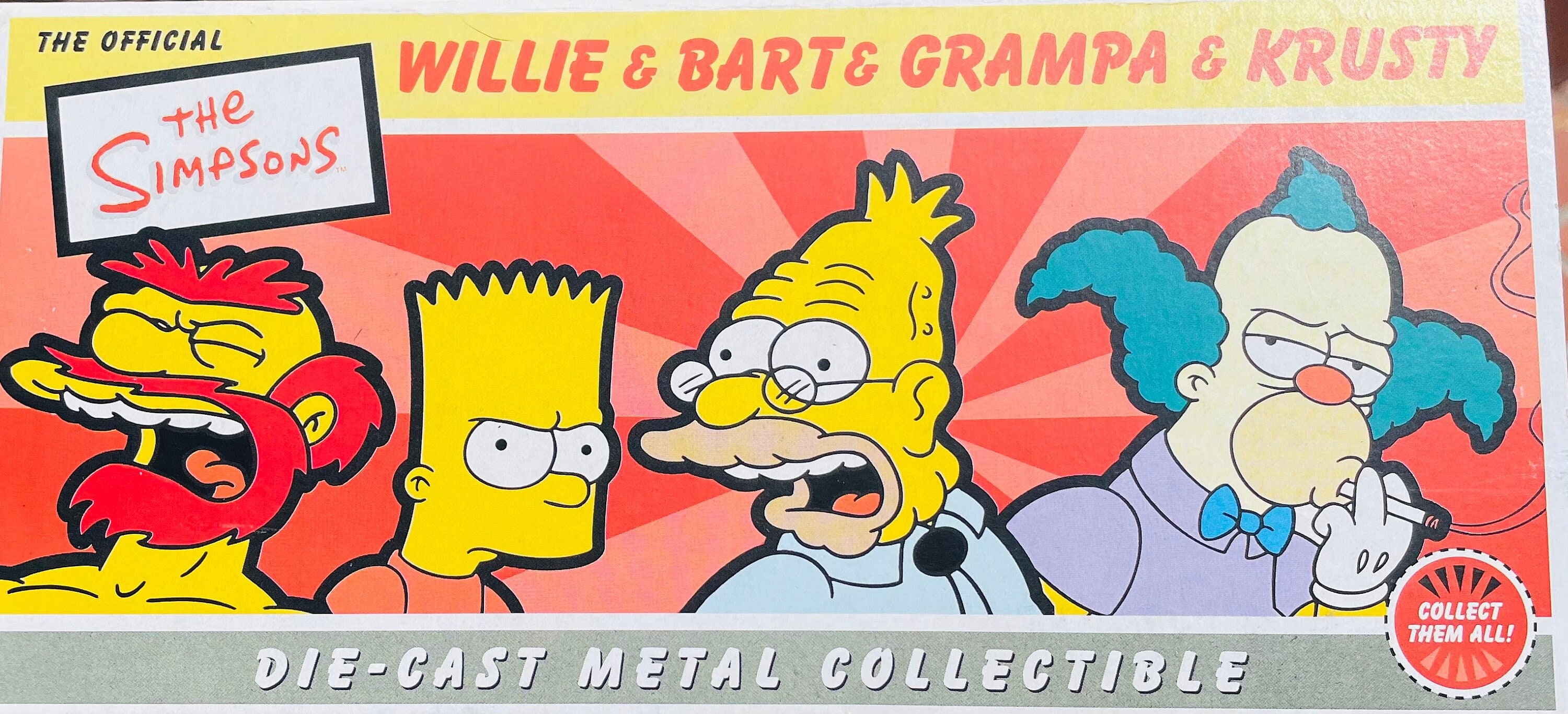 Simpson Die Cast Metal Figurine Set