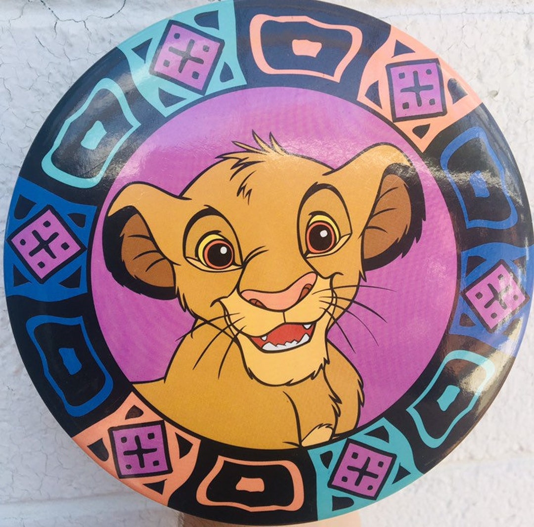 Vintage Mega Simba Button - Etsy