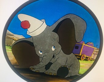 Vintage Dumbo Vidrier Glass
