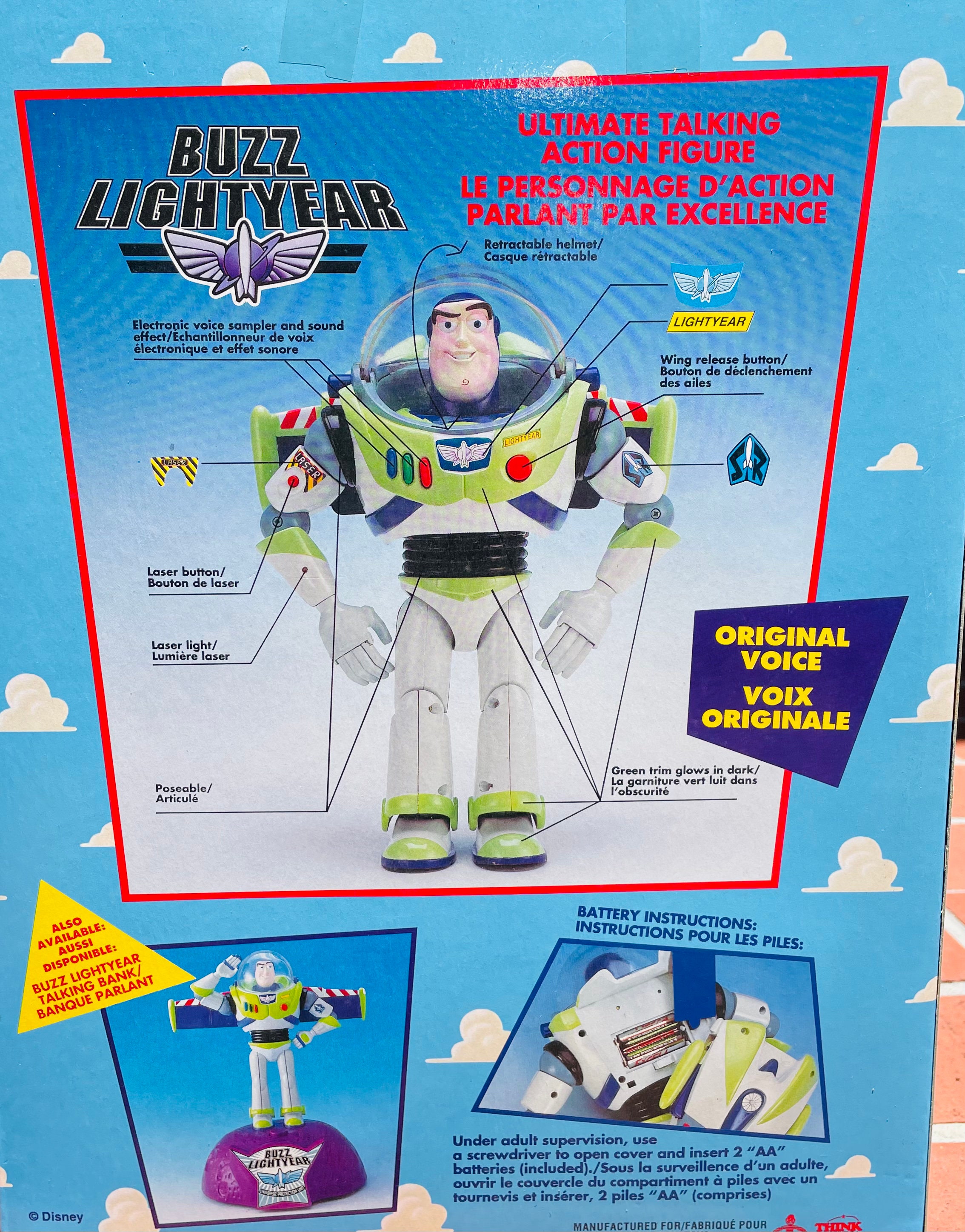 Vintage Buzz Lightyear Action Figure - Etsy