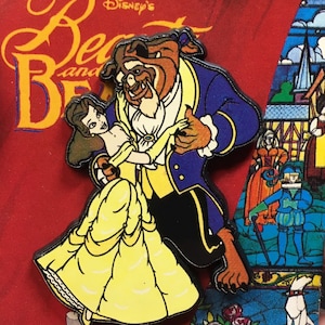 Vintage Belle and Beast Pin