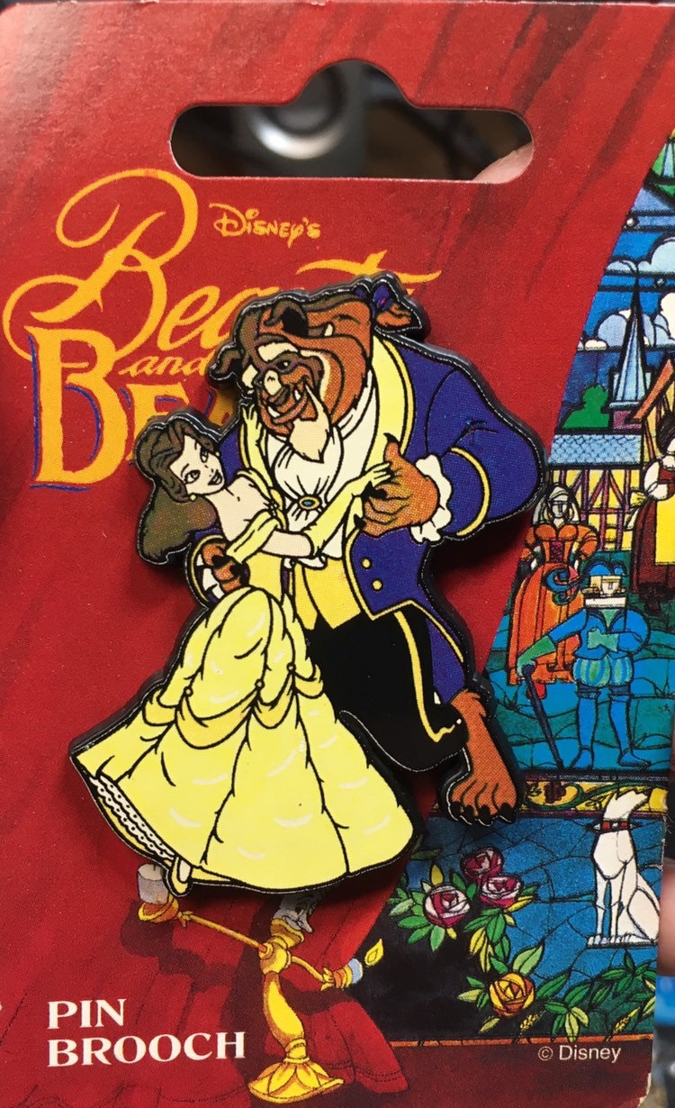 Vintage Belle and Beast Pin - Etsy
