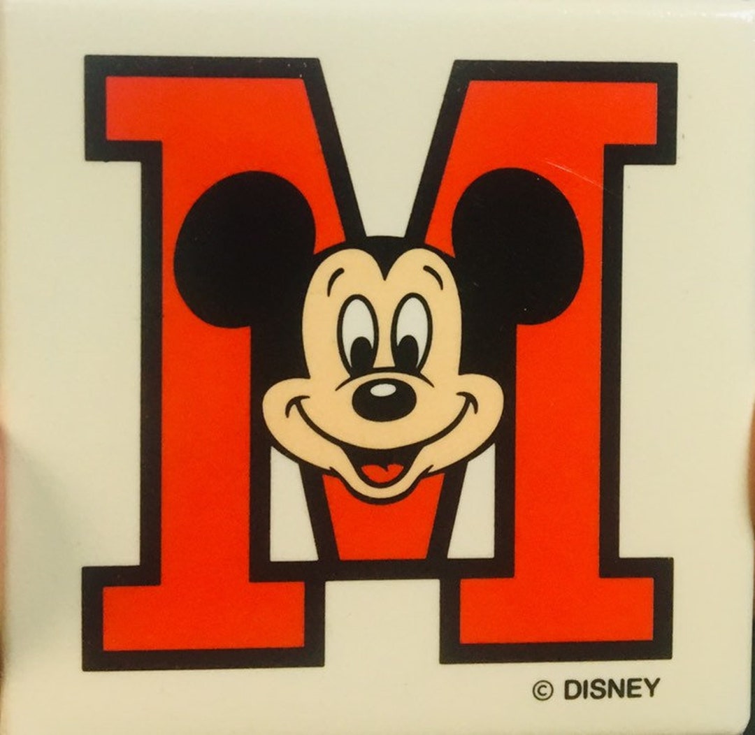 Mackey Button M for Mickey Button - Etsy