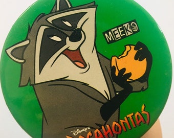 Vintage Promotional Meeko Button