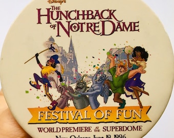 Vintage Hunchback of Notre Dome Promotional Pin