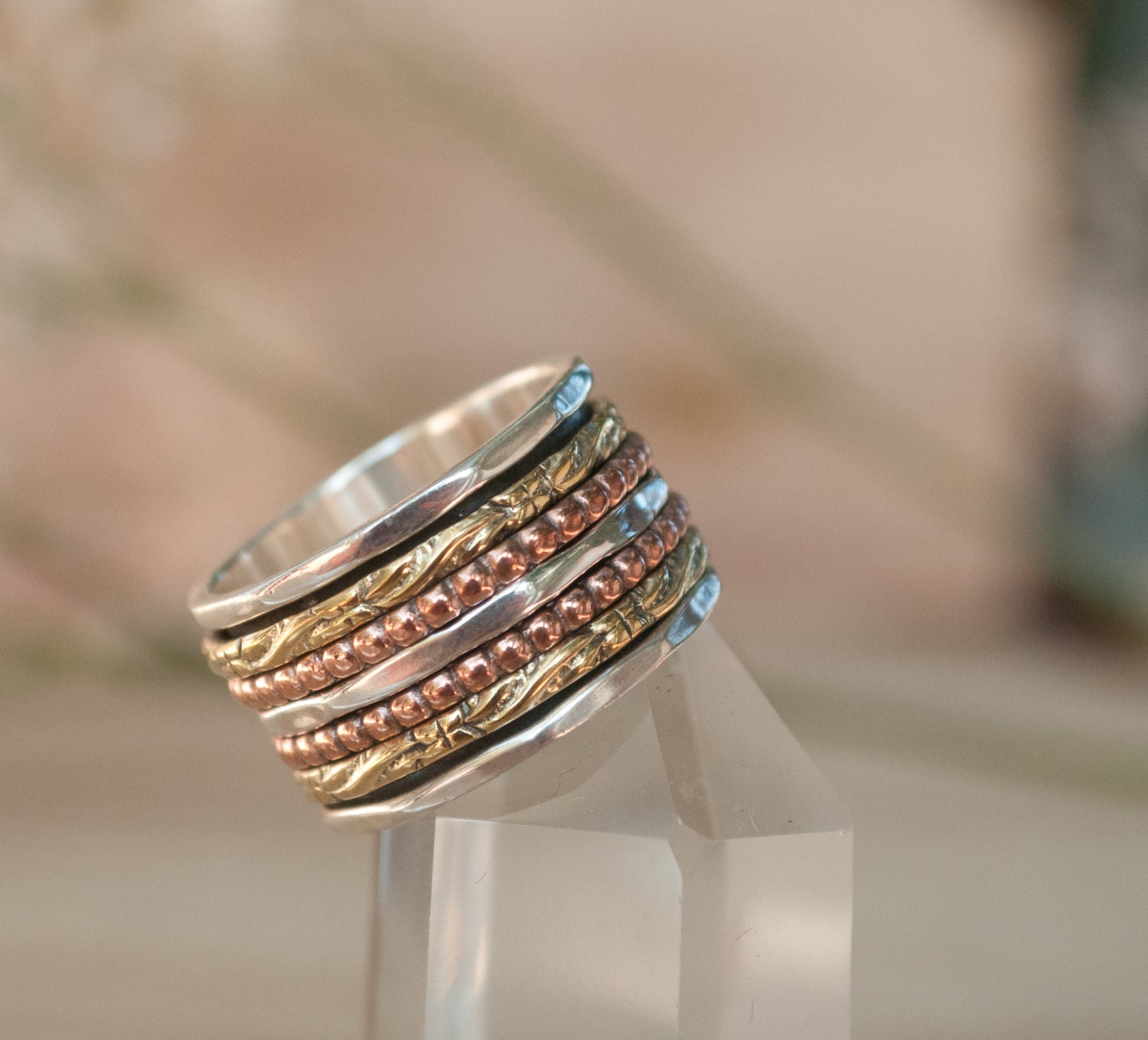 Spinner Ring Meditation Spinning Ring Spin Anxiety Etsy