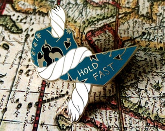 HOLD FAST - hard enamel pin