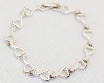 avon heart bracelet