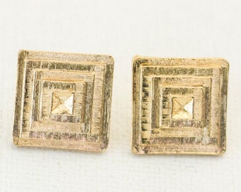 Aztec earrings Mexican God xochipilli Square shape Ancient civilization jewel in wood engraved with laser Available in three shades