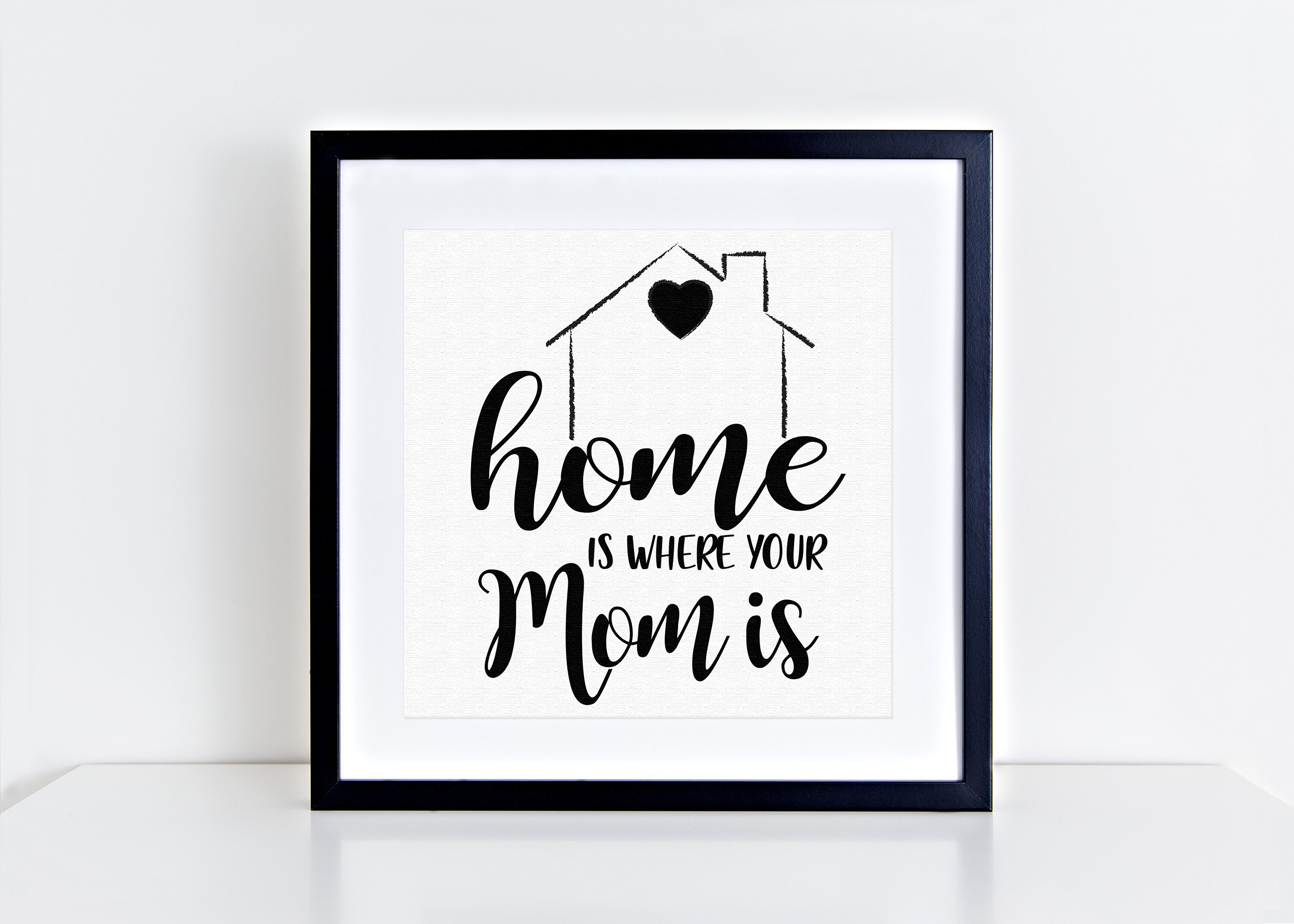 Home is Where Your Mom Is Mother's Day Gift Mother's Etsy