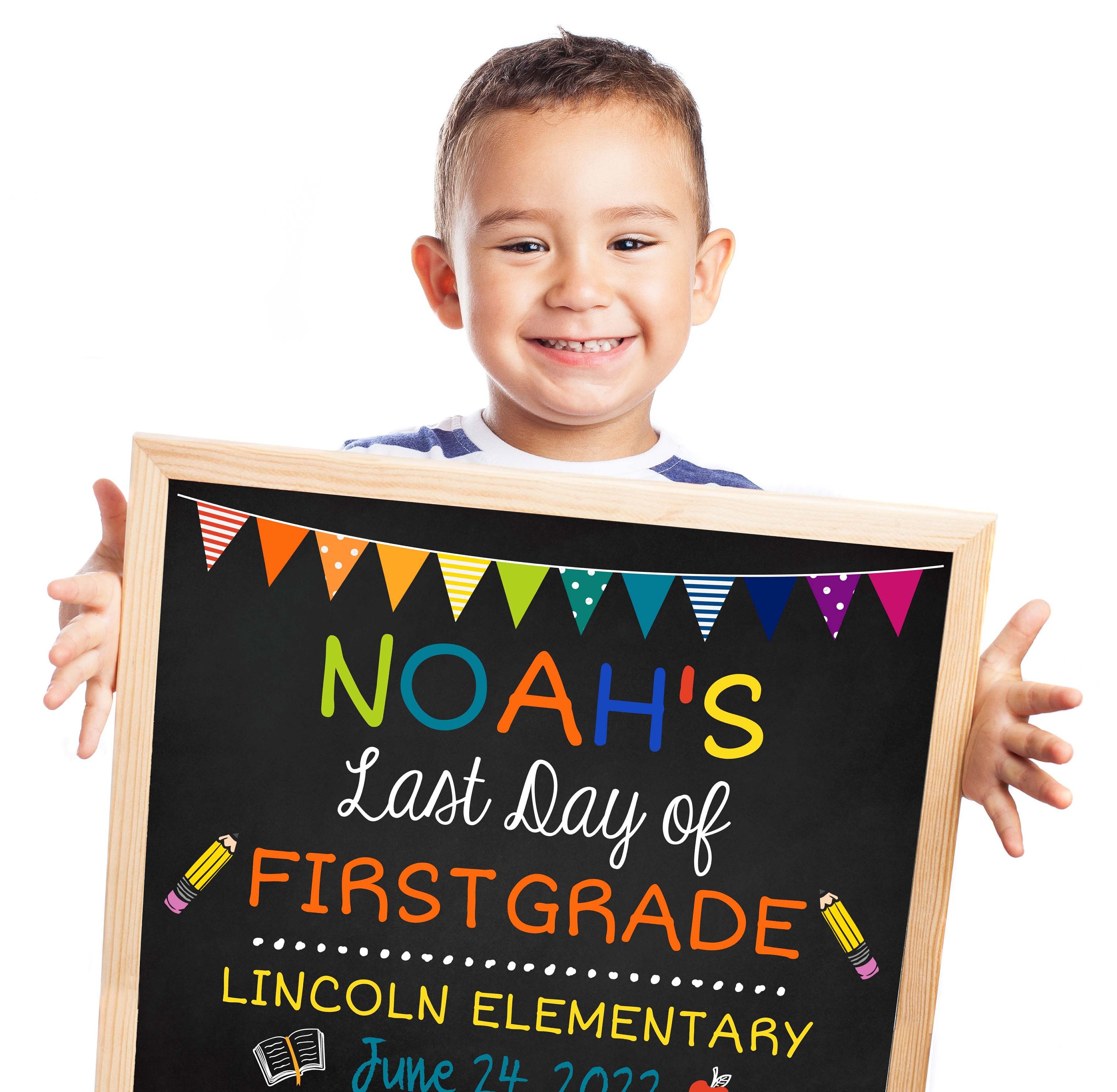Editable Last Day of School Printable Sign, Any Grade, End of School