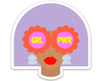 Girl Power Waterproof Sticker