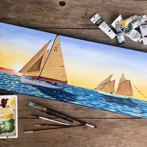 SAILING AT SUNSET