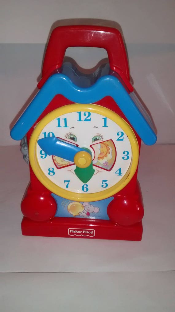 Vintage 1994 Fisher Price Toy Clock Etsy