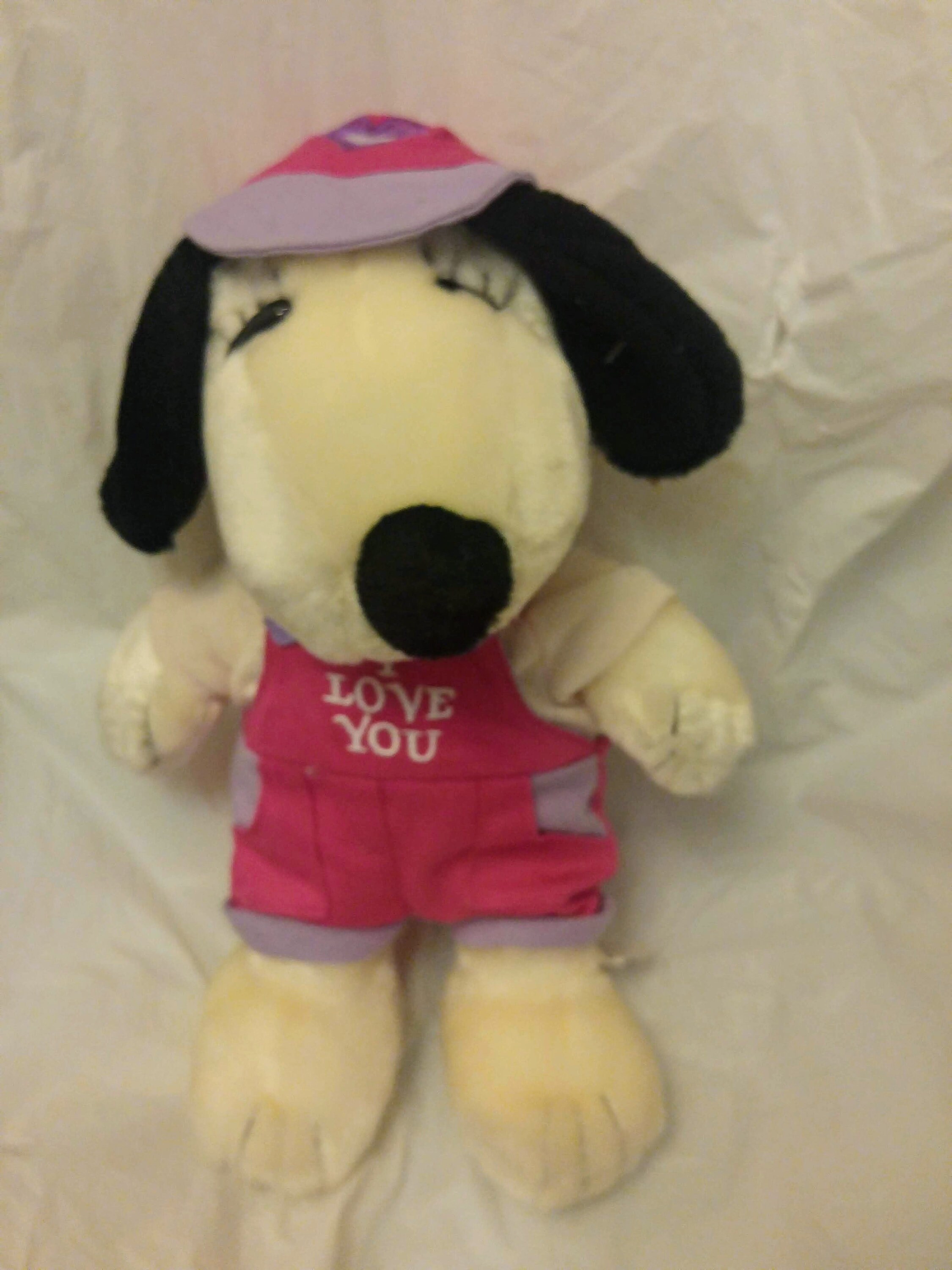 snoopy belle stuffed animal