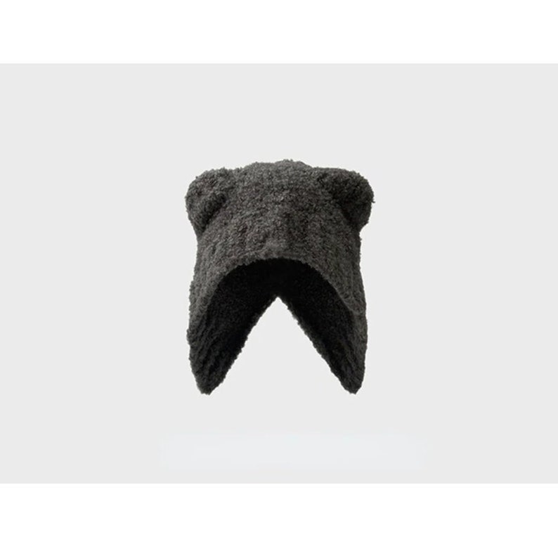 Autumn and Winter Cute Safety Bear Hat for Women Warm Etsy