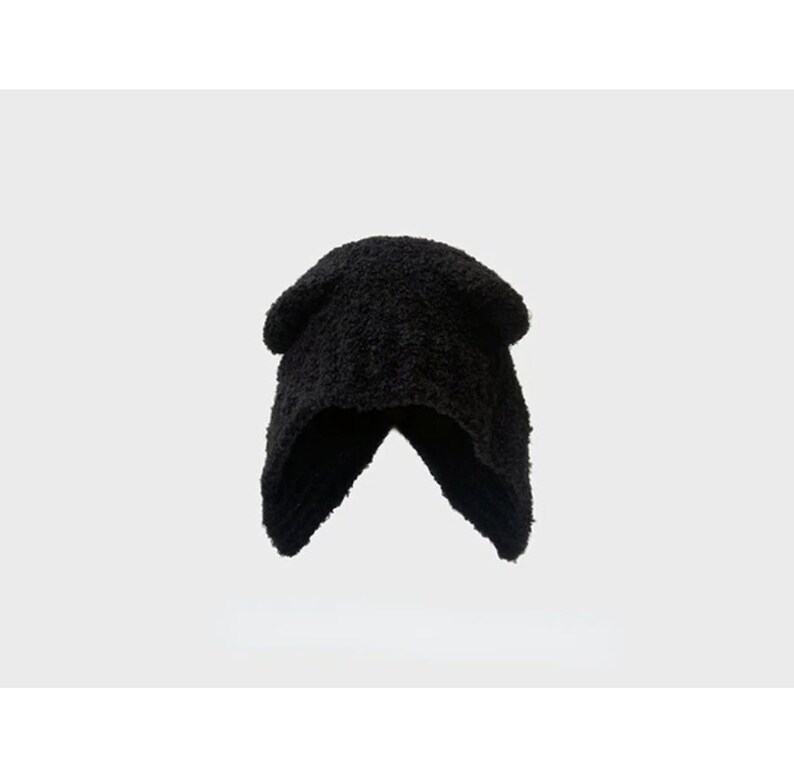 Autumn and Winter Cute Safety Bear Hat for Women Warm Etsy