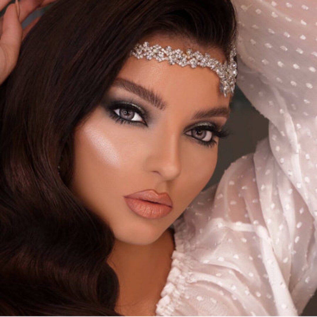 Rhombus Forehead Head Jewelry for Women Bridal Accessories Etsy