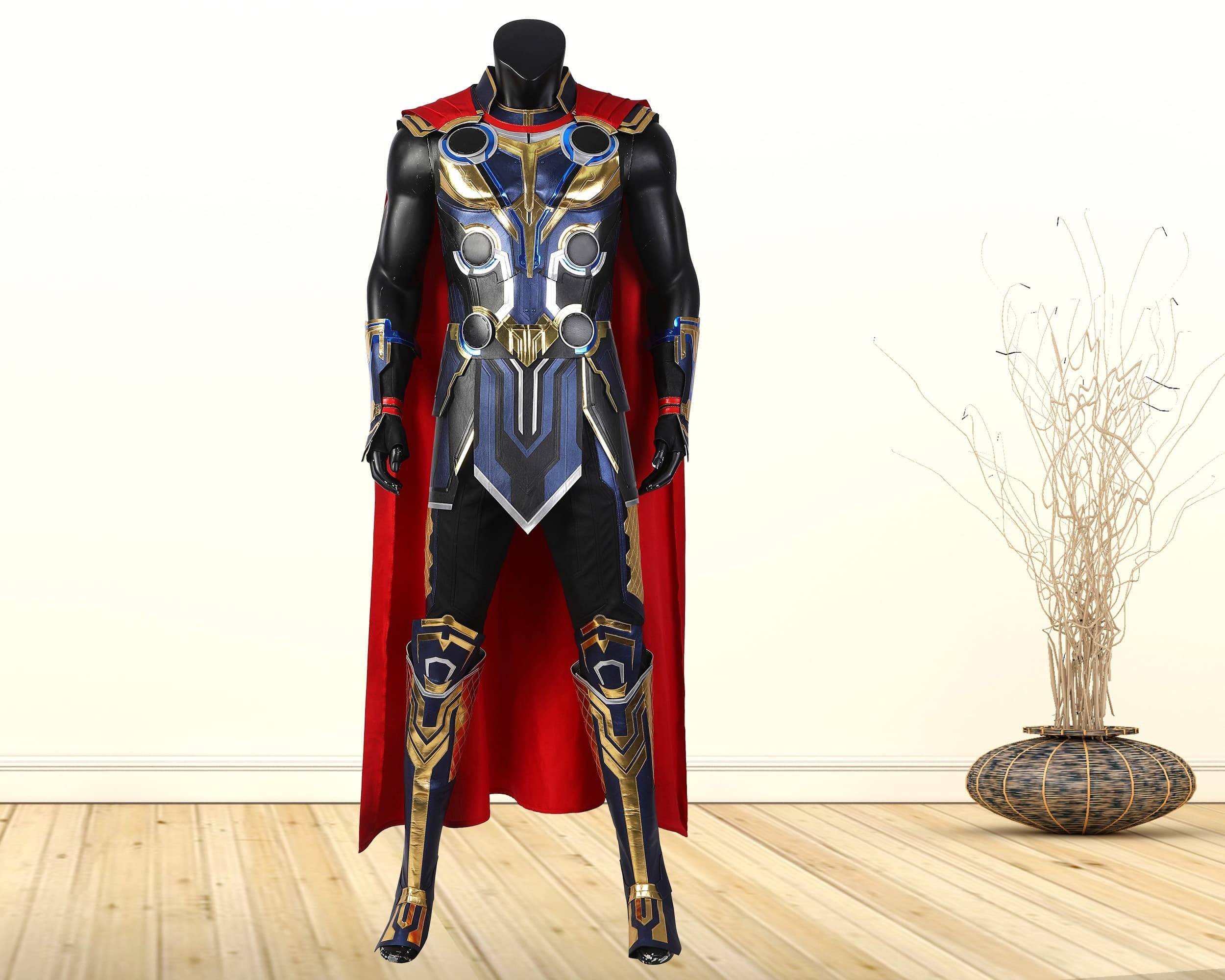 Thor Love and Thunder Costume Cosplay Suit With Cloak Etsy