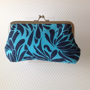 Porte monnaie turquoise