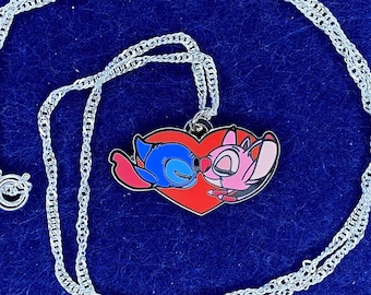 Stitch & Angel Disney Necklace