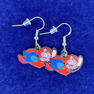 Stitch & Angel Earrings Disney