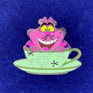 Cheshire Cat In Teacup Disney Fantasy Pin Alice In Wonderland