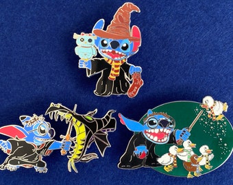 Zauberer Stitch Disney Fantasy Pin
