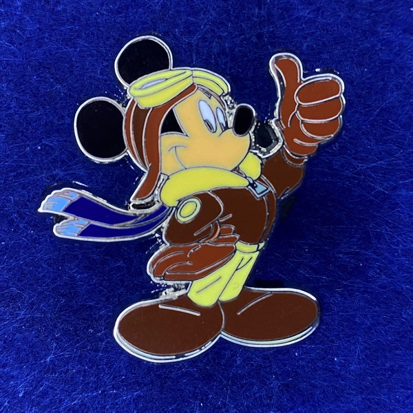 Aviator Air Force Mickey Mouse Disney Fantasy Pin Military Pilot