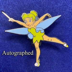 Autographed Flying Tinker Bell Disney Fantasy Pin