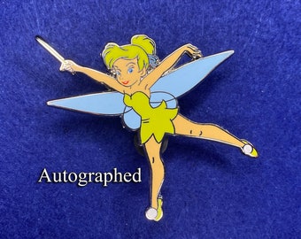 Autographed Flying Tinker Bell Disney Fantasy Pin