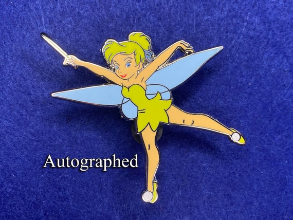 Autographed Flying Tinker Bell Disney Fantasy Pin - Etsy