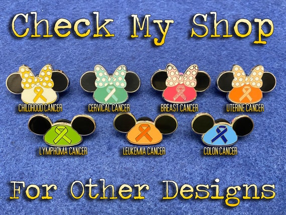 Leukemia Cancer and MS Awareness Mickey Mouse Orange Ribbon Ears
