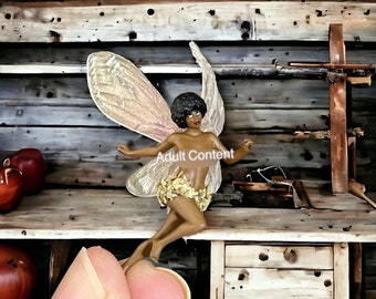 Destiny - Dark Skinned Scale Miniature Fairy Garden Figurine