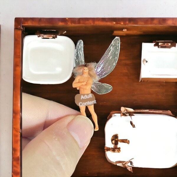 Sebastian - FS Handcrafted Miniature Fairy Garden Figurine.