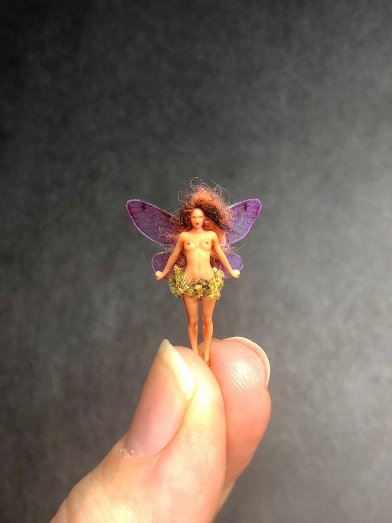 Cindy Miniature fairy figurine Micro Fairy Micro Etsy