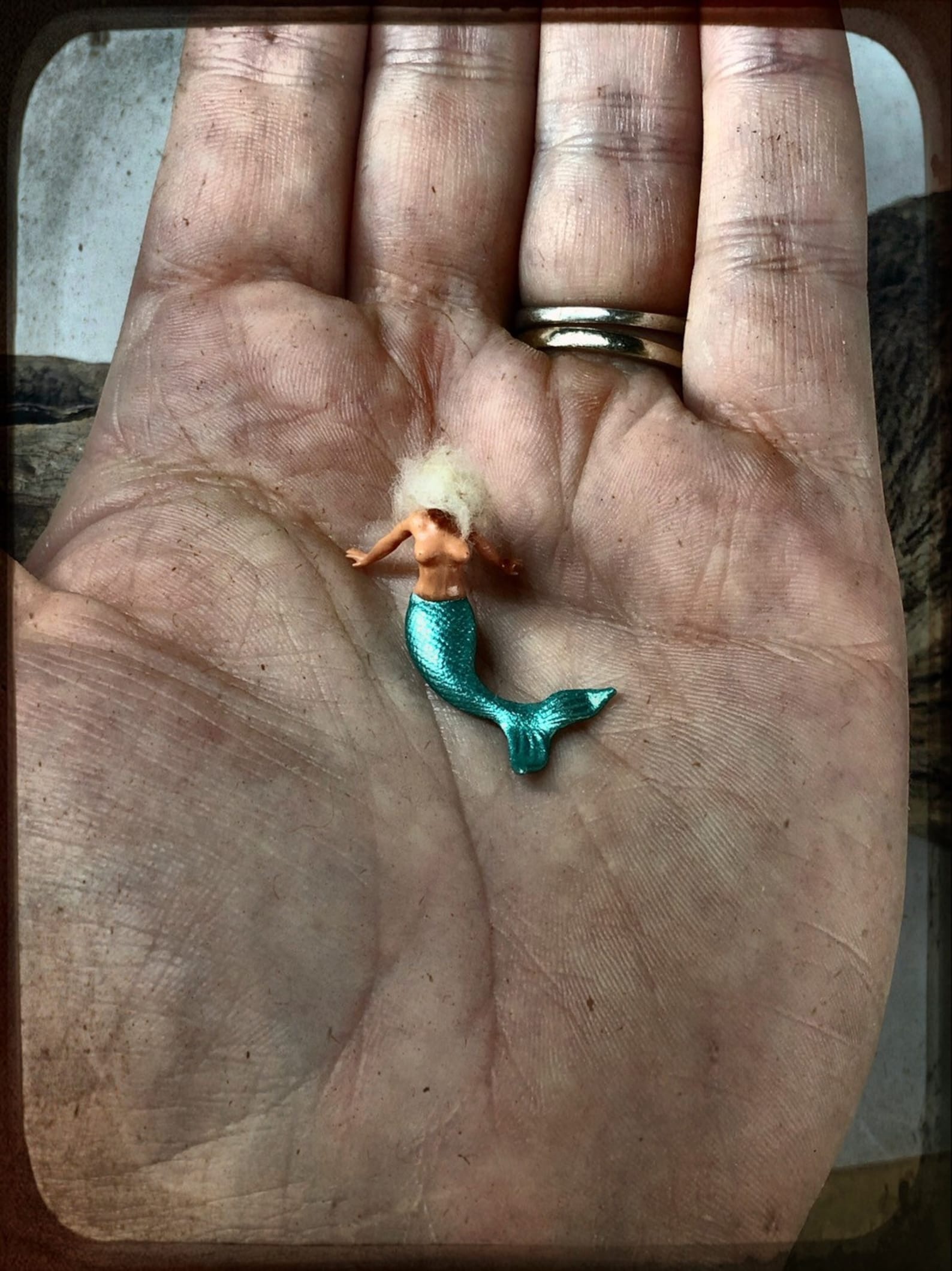 Miniature Mermaid Micro Mermaid Figurine Etsy