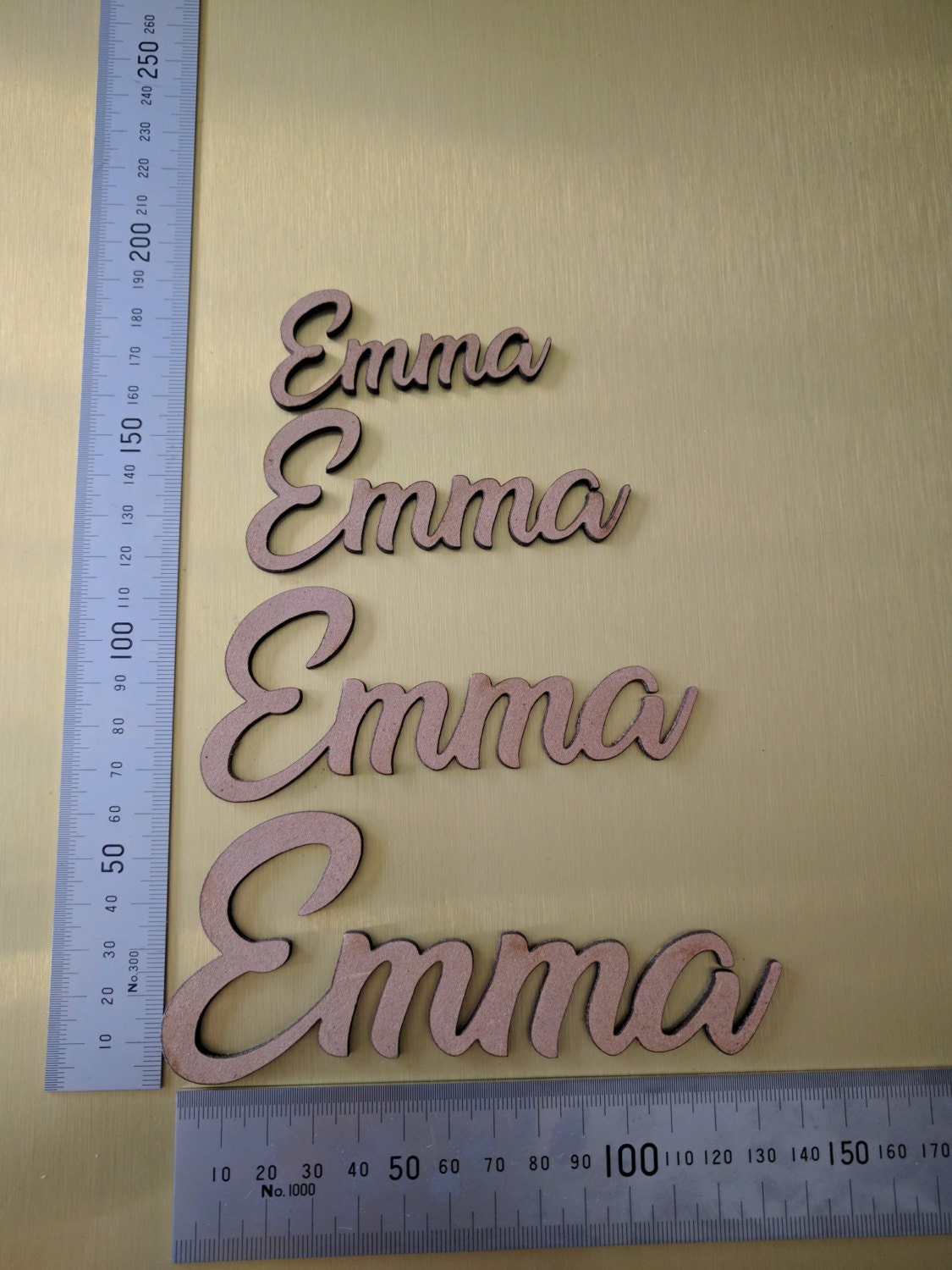 Laser Cut Names 10 Names Etsy