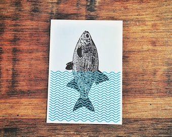 Carte postale "Poissons"