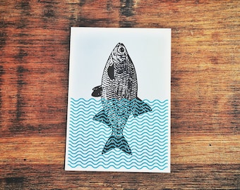 Postkarte "Fisch"