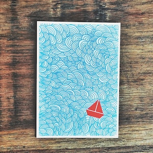 Postkarte "Wilde See"