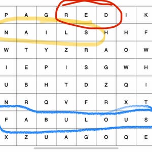 Nail Themed Word Search Booklet - Level 3 book (Nail knowledge)