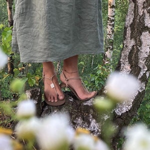 TARA barefoot SANDALS / leather barefoot sandal / minimalistic / huarache / tarahumara / flipflops