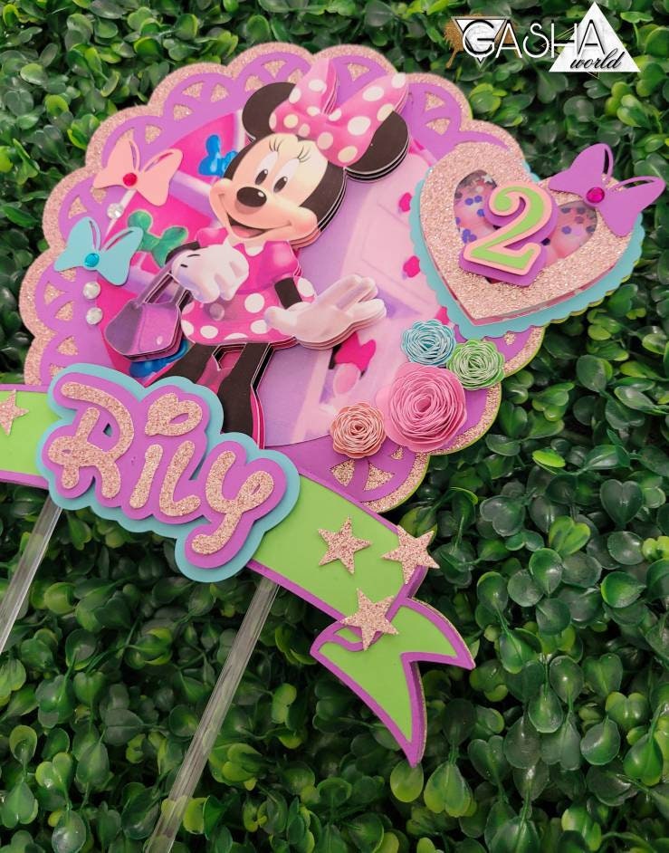 1 pc Minnie Mouse Cake Topper/ Minnie Mouse Cake Topper/ | Etsy