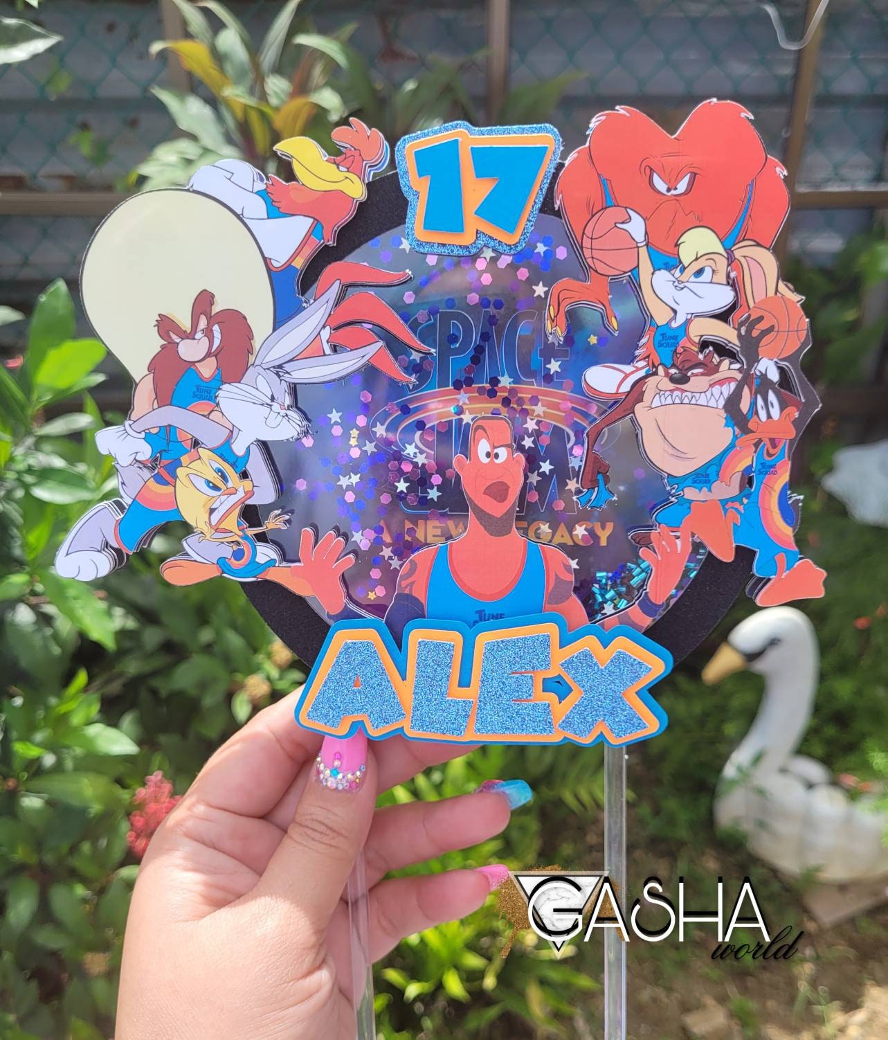 1 pc Space Jam 2 Shaker Cake Topper/ Space Jam 2 Cake Topper/ | Etsy