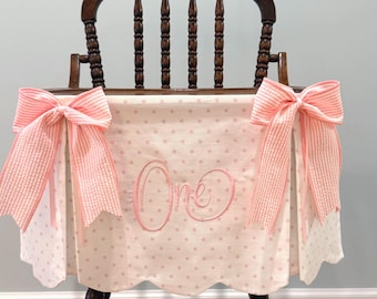 Highchair Banner, First Birthday